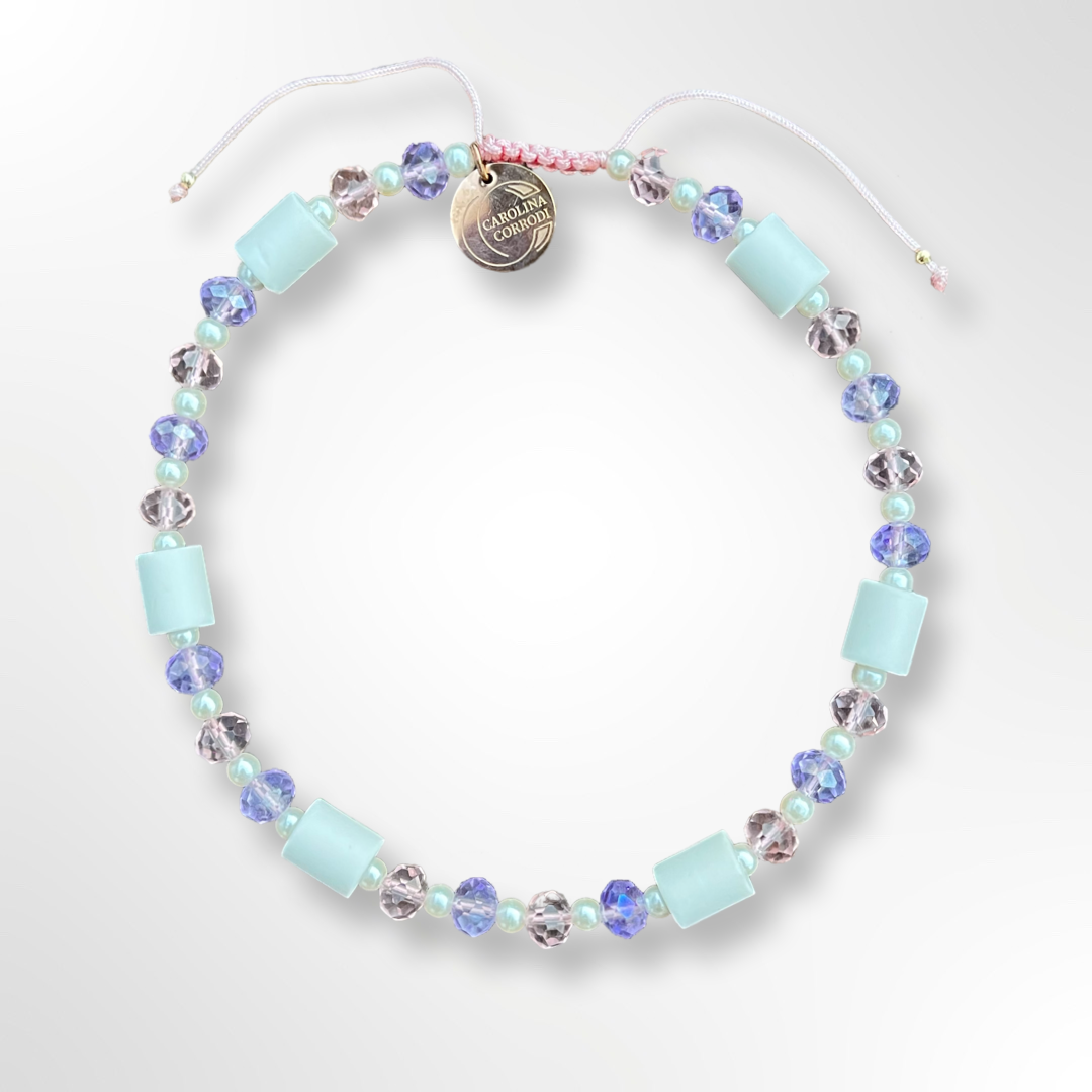 EM tick collar (pink & purple)