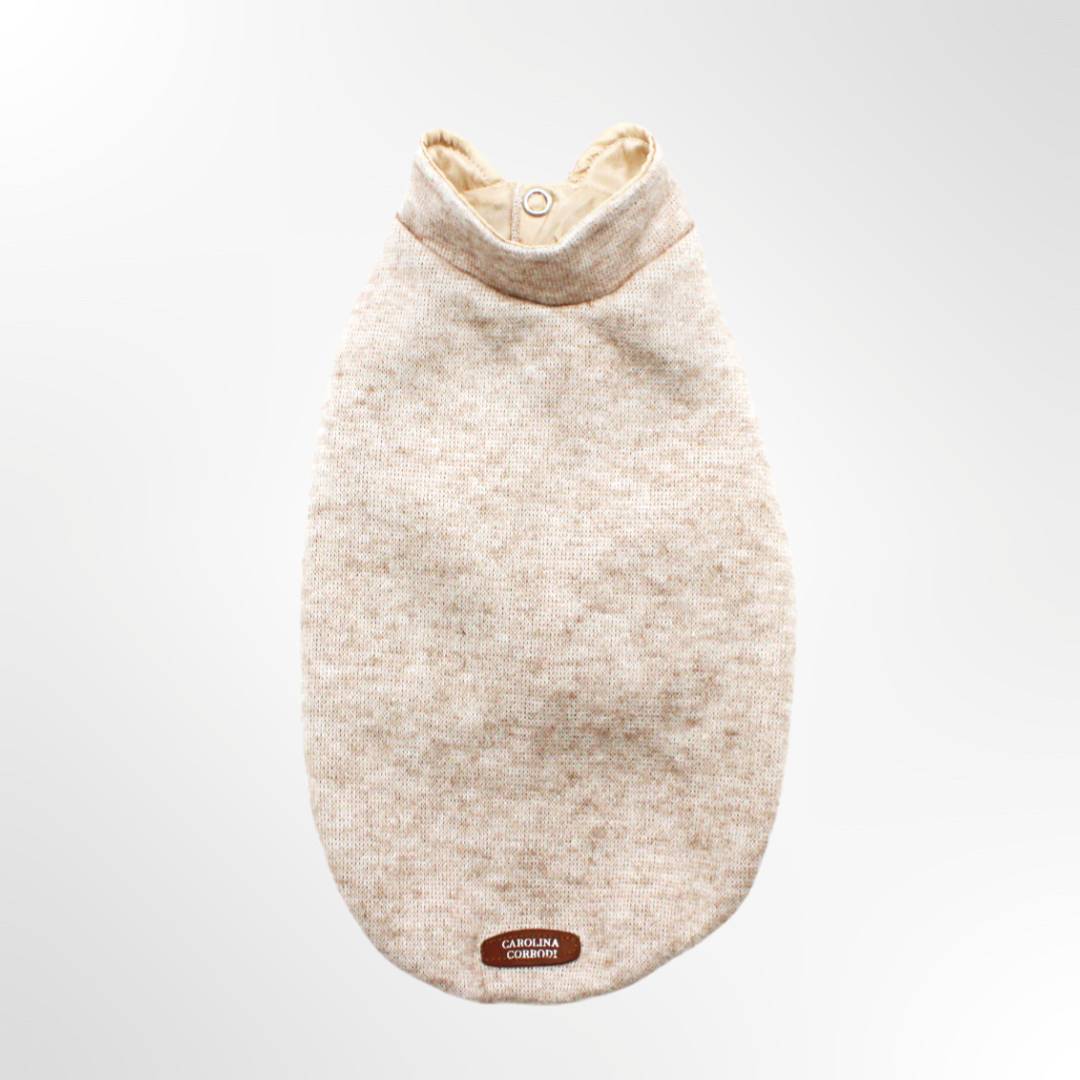 hundepulli beige von carolina corrodi