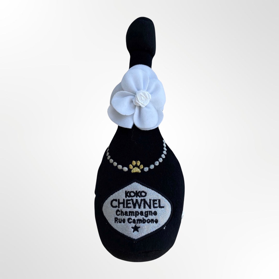 Hundespielzeug-Plüsch-Champagnerflasche