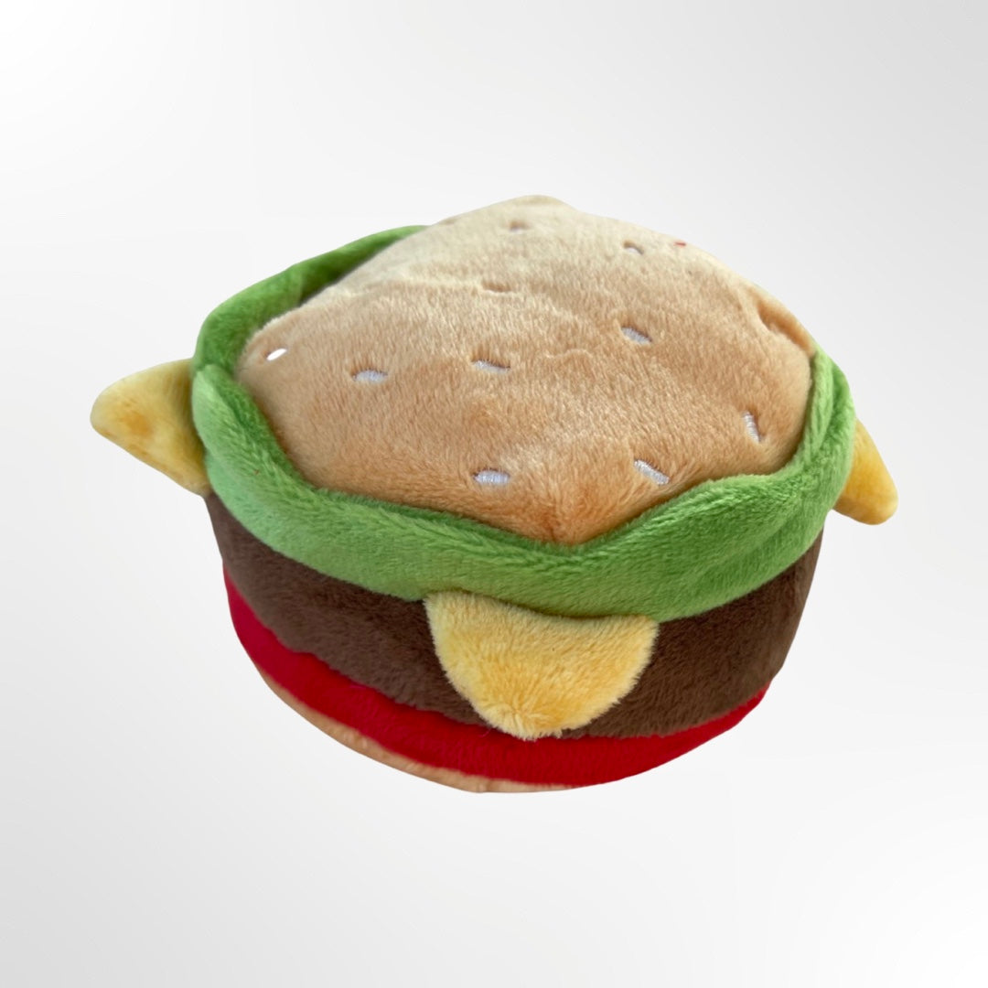 Hundesspielzeug-Plüsch-Hamburger