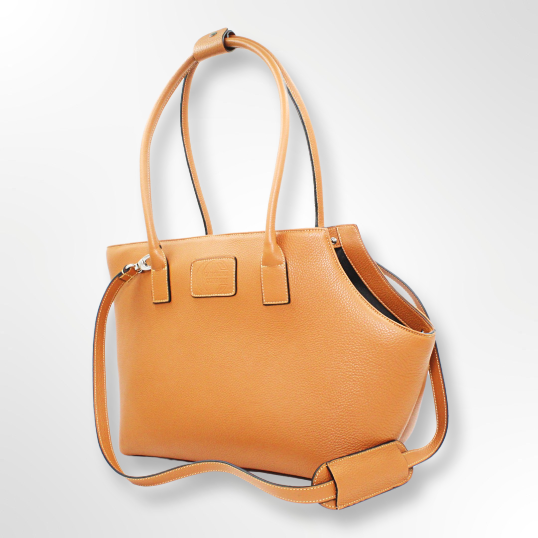 Hundetasche Leder Miami (Ideal für Sommer und Winter)