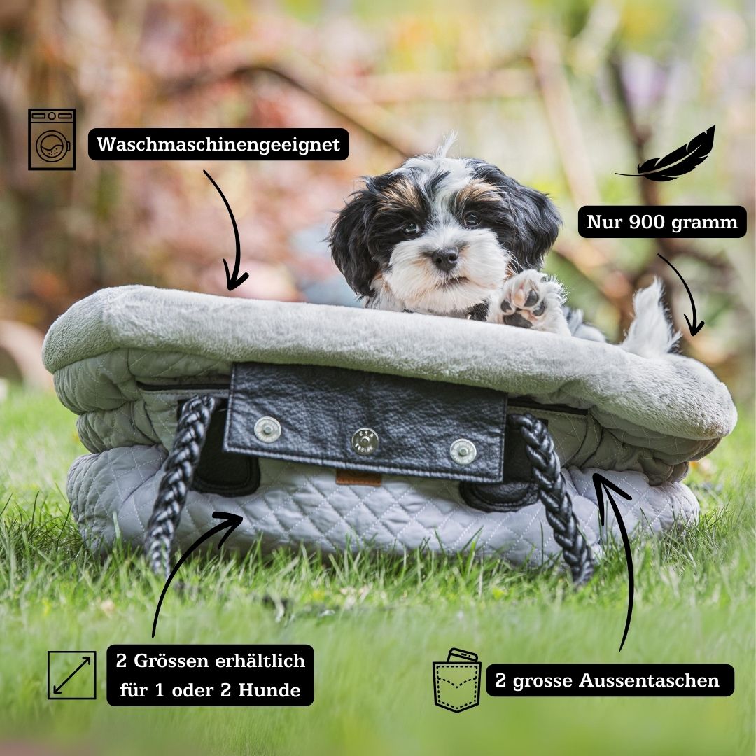 Hundetasche - Hundebett 2 in 1 Cannes