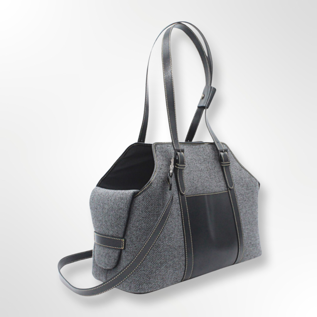 Hundetaschen neopren grau