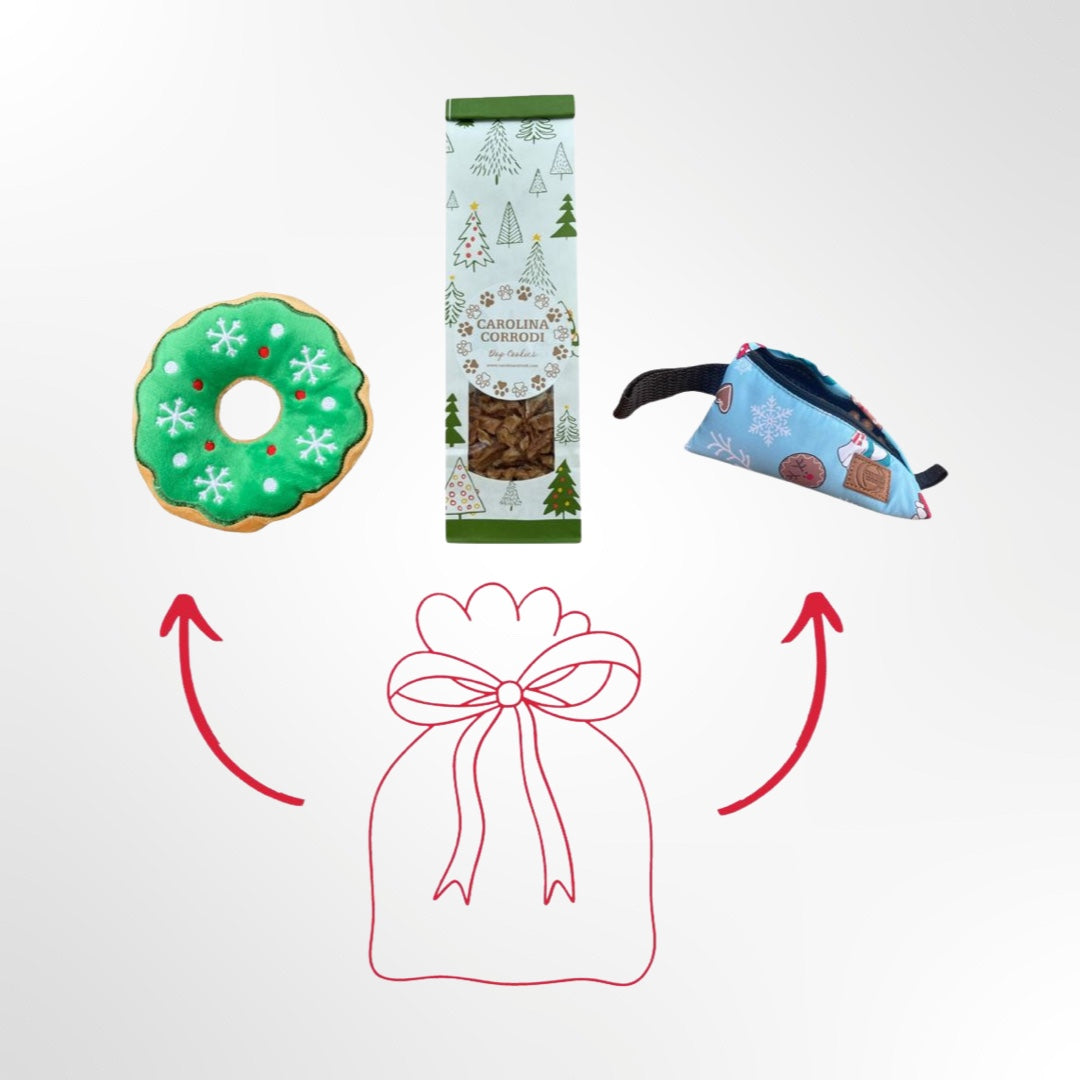Weihnachtsgeschenk-Hundespielzeug-Hundeleckerli
