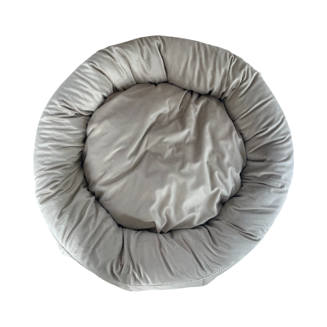 Dog bed donut - beige