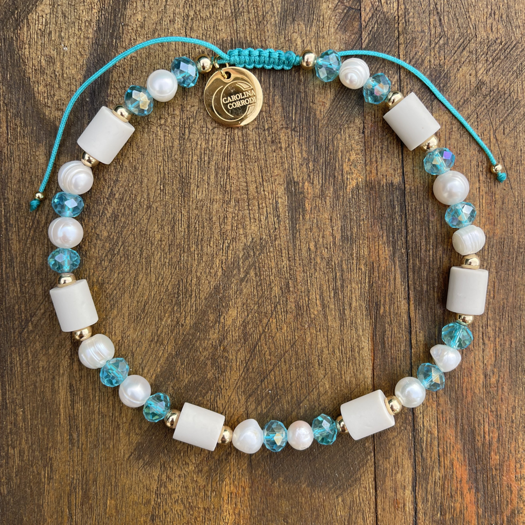 zeckenhalsband mit em perlen