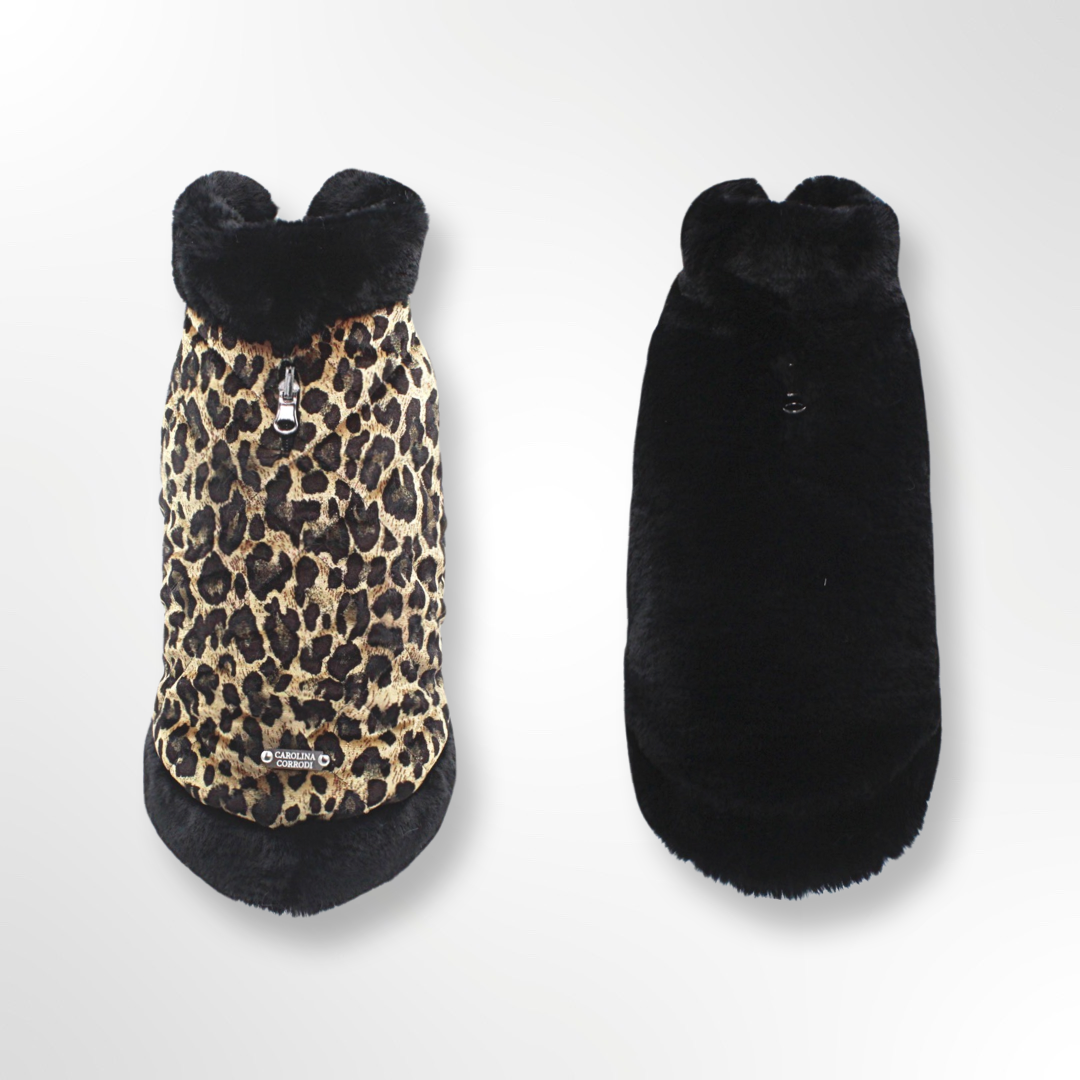 hundemantel fuer kleine hunde in animal print