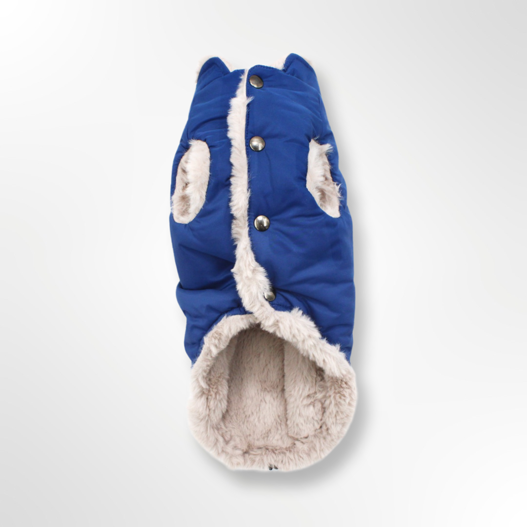 hundemantel mit druckknoepfen