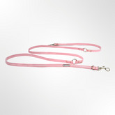 Laisse en cuir réglable / laisse d'épaule (rose)