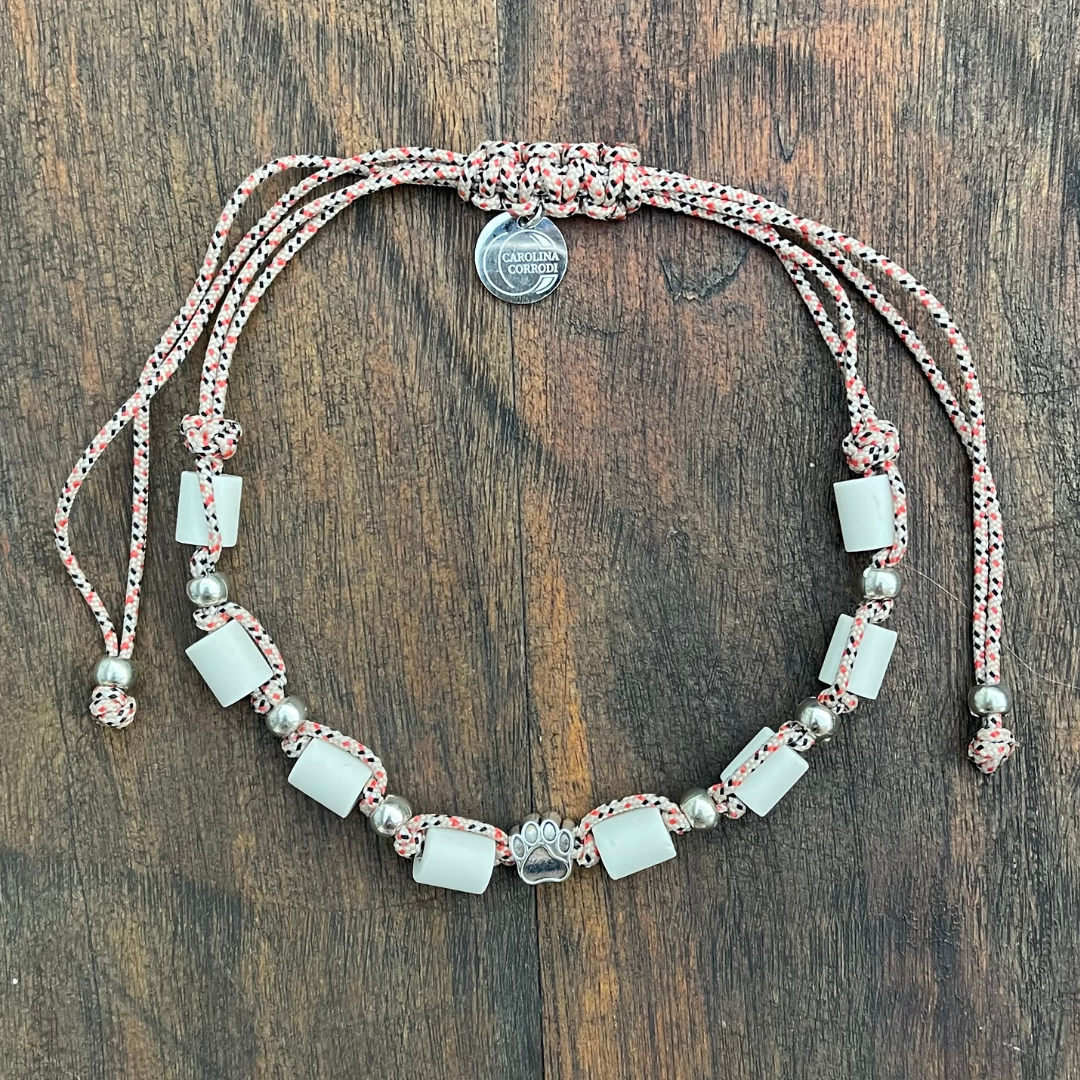 zeckenhalsband-rot-beige-schwarz