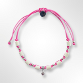 zeckenhalsband fuer hund in rosa mit herz Anhänger