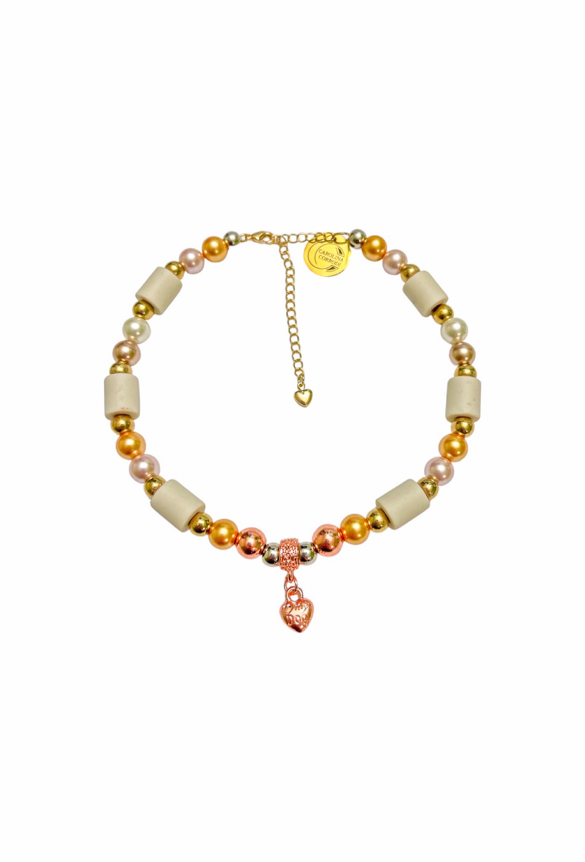 EM-Zeckenhalsband (Rosegold)