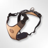 Hundegeschirr braun-beige 3D Ansicht
