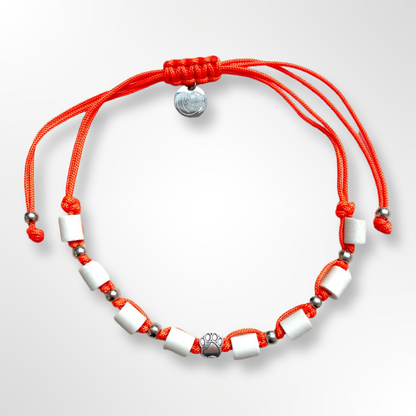 Zeckenhalsband Orange EM Steine Carolina Corrodi