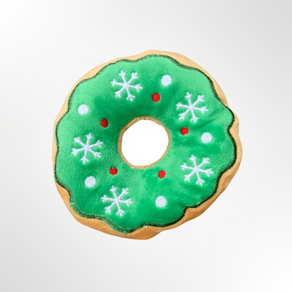 Geschenk Hundespielzeug Donut fuer Weihnachten 
